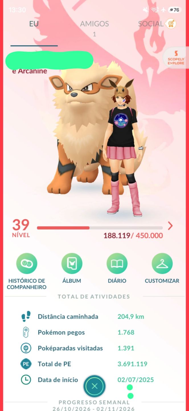 CONTA POKÉMON GO LVL 39 | MEWTWO 100% FUNDO 10 ANOS | LATIAS SHINY | 602 MOEDAS