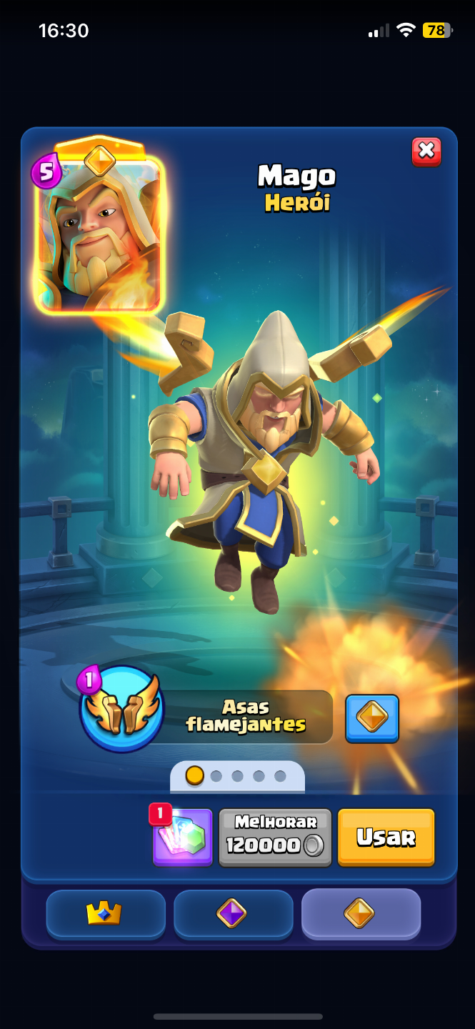 CONTA CLASH ROYALE, 6709 TROFÉUS, SUPER BARATA!