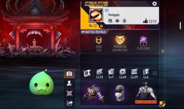 Conta FF Prime 6 Lvl 72 muita coisa.