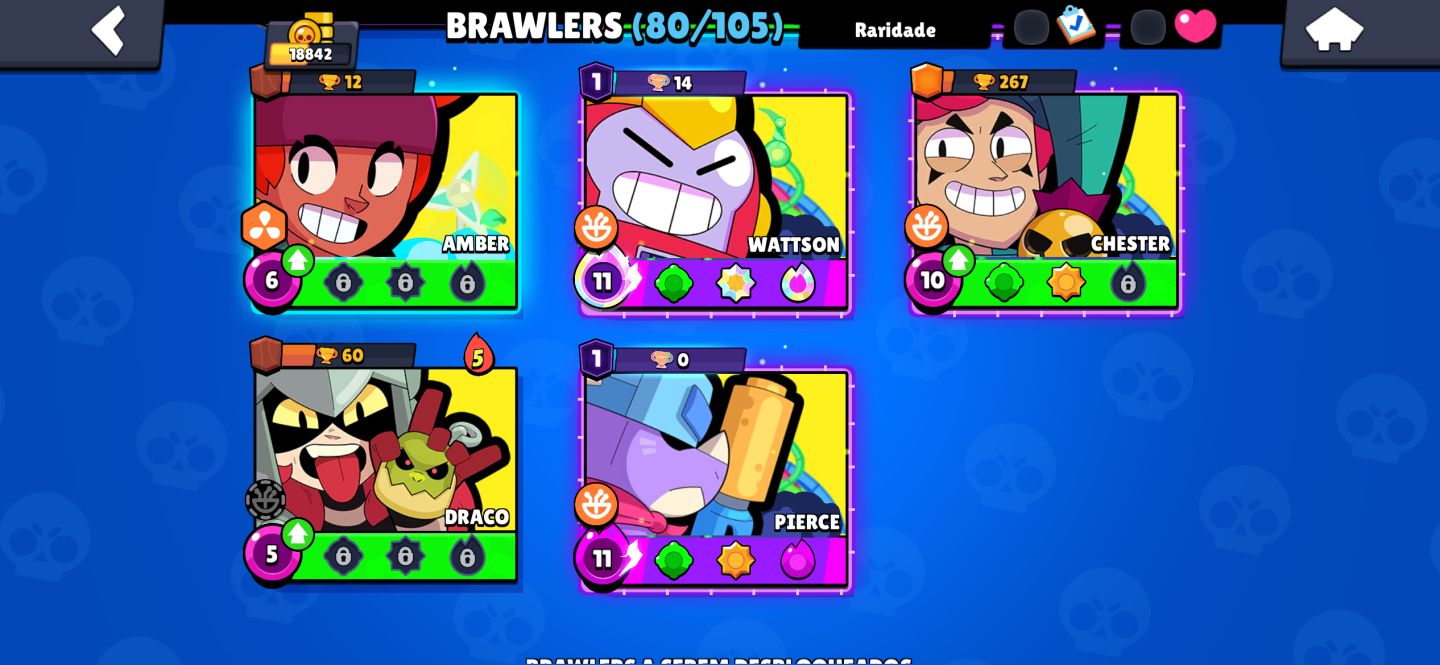 [ PROMOÇÃO ! CONTA DE BRAWL STARS 18K DE TROFÉUS | 80 BRAWLERS]