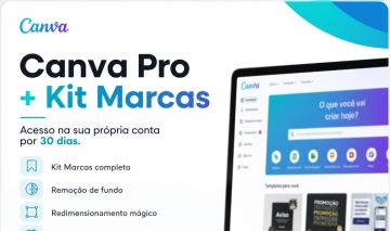 Canva Pro Oficial + Kit Marcas Acesso na Própria Conta 30 dias
