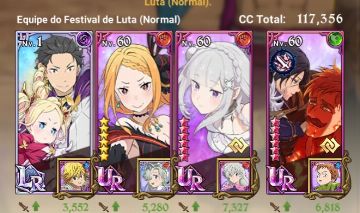 7DS COLAB RE ZERO + ESCARVAO + 1.400 DIAMANTES!!!