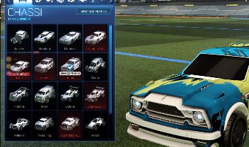 Conta de rocket league com fennec white titanium