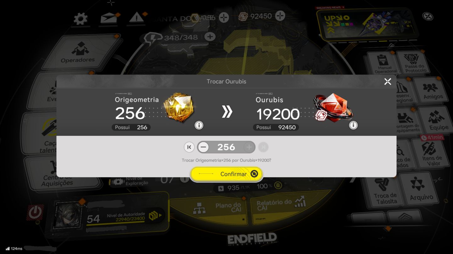 [Conta Maximizada] Arknights: Endfield +120.000 Ourubis! - Server América
