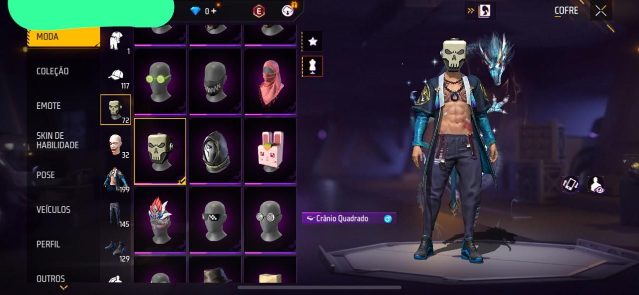 CONTA FREE FIRE GEMADA LVL 64
