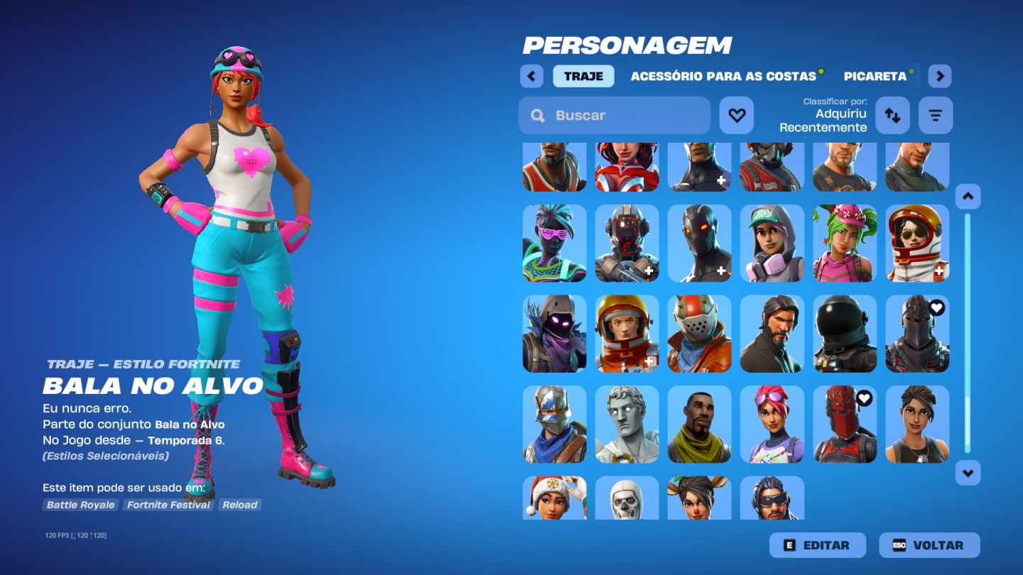 Conta Fortnite OG - criador da conta, pois não jogo mais.
