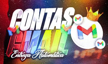 CONTAS GMAIL E OUTLOOK NOVAS IP BR - ENTREGA AUTOMÁTICA