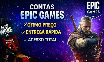 SUPER CONTA EPIC GAMES JOGOS TOP + PREÇO IMBATÍVEL!