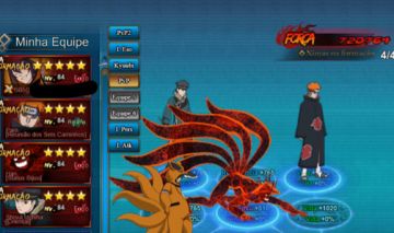 CONTA NARUTO ONLINE S-850 (720K DE FORÇA, ALGUNS NINJAS META)