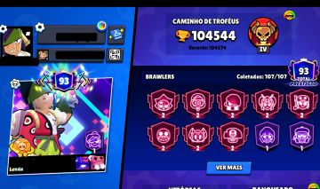 CONTA TOP 2020 COM 100K E 93 PRESTÍGIOS COM SKINS RARAS E PINS RAROS