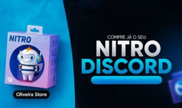 (PROMOCAO) Discord Nitro, Nitro Gaming Trimensal e mensal