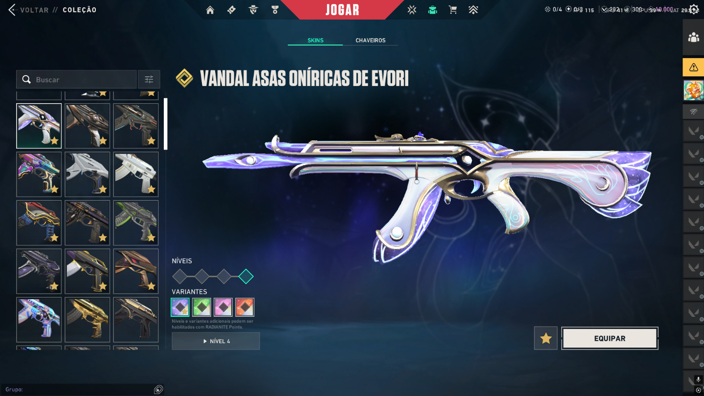 CONTA DE VALORANT +DE R$2800 GASTOS EX D1