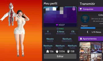 Conta nível 55 avakin