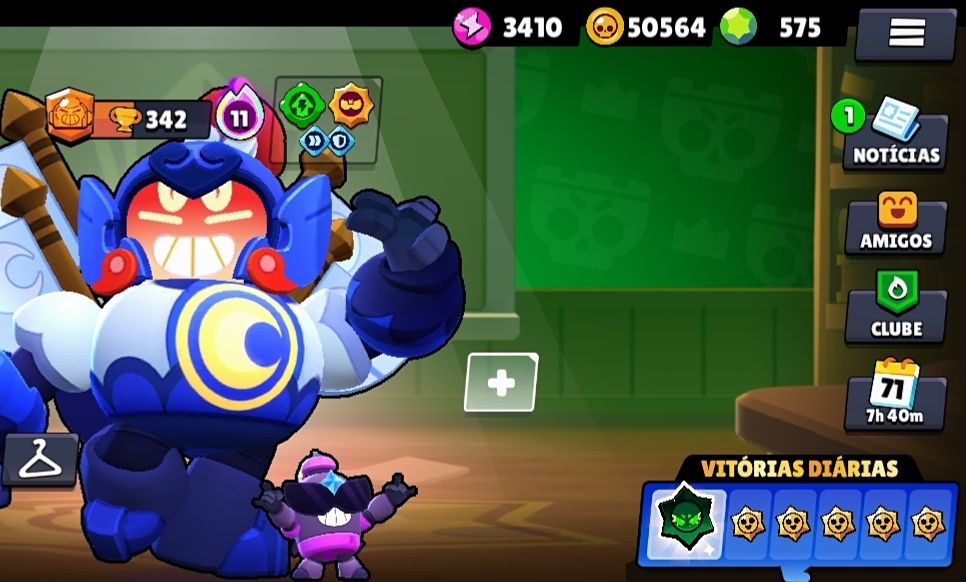 Conta de Brawl Stars com muitas gemas e possui Com O Cosmo!