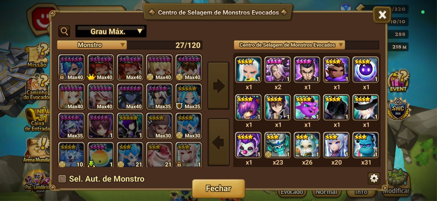 Triple LD - Summoners War - Cadiz, Fermion e Hacker