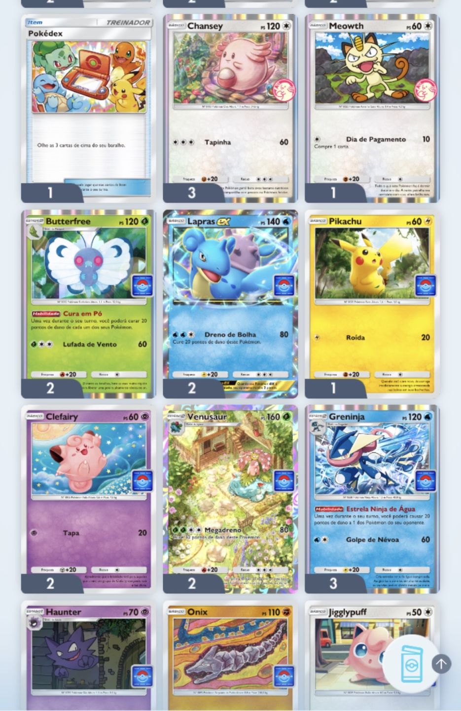 CONTA TCG POCKET, +2000 carta, conta criada em 2024, com 3 gold e diversas raras