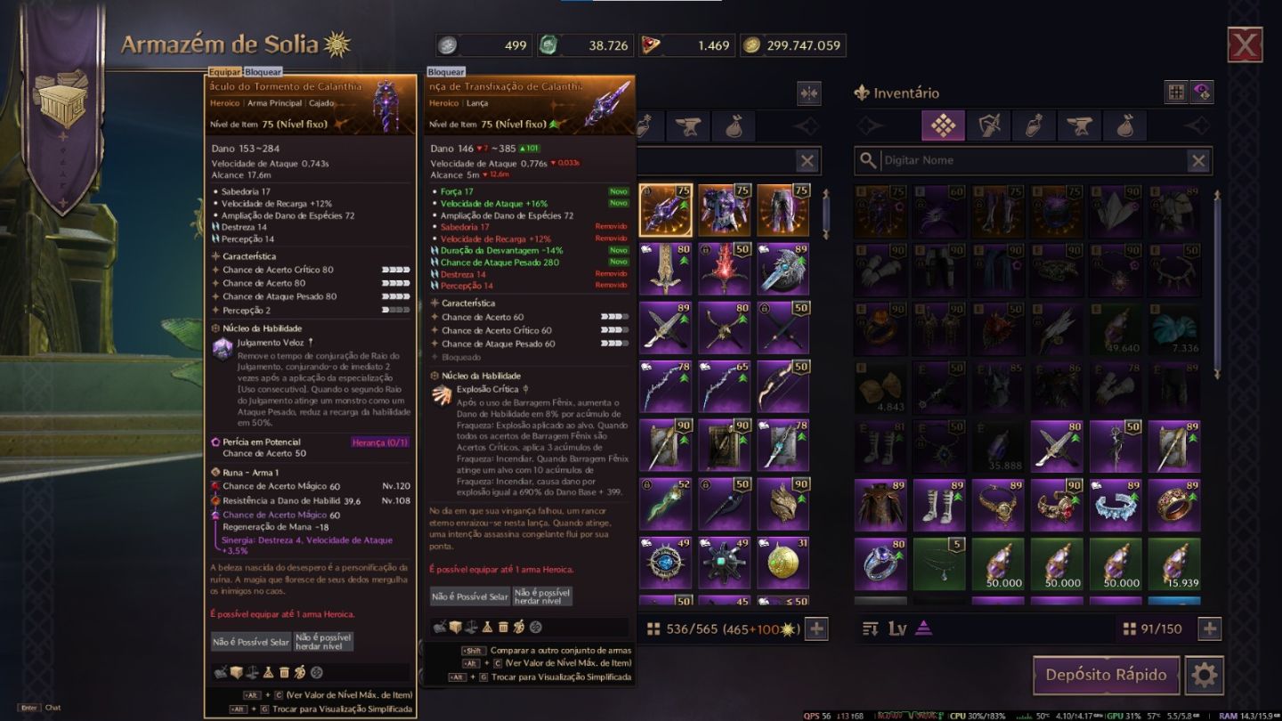 CONTA Throne and Liberty 10.300K de Power + STEAM 10 anos LVL 65 + Muitos jogos