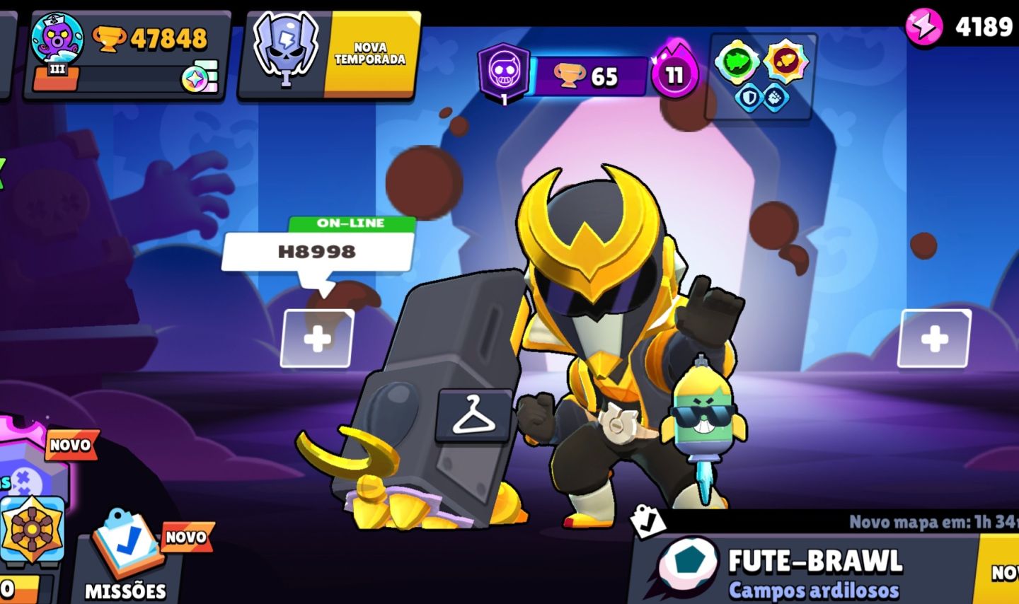 CONTA BRAWL TODOS DISPONÍVEIS 45K+ TROFÉUS