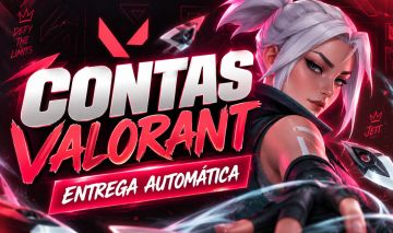 MENOR PREÇO - CONTAS VALORANT | ENTREGA AUTOMÁTICA LVL 20