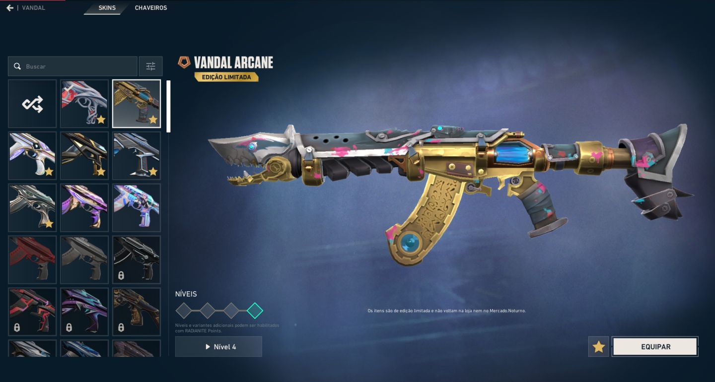 CONTA NIVEL 252 COM VÁRIAS SKINS (FULL ACESSO)