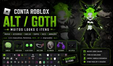 [PROMOÇÃO 100% SEGURO] CONTA ROBLOX +100 DE ITENS | ROUPAS , BUNDLES, ANIMAÇÕES+