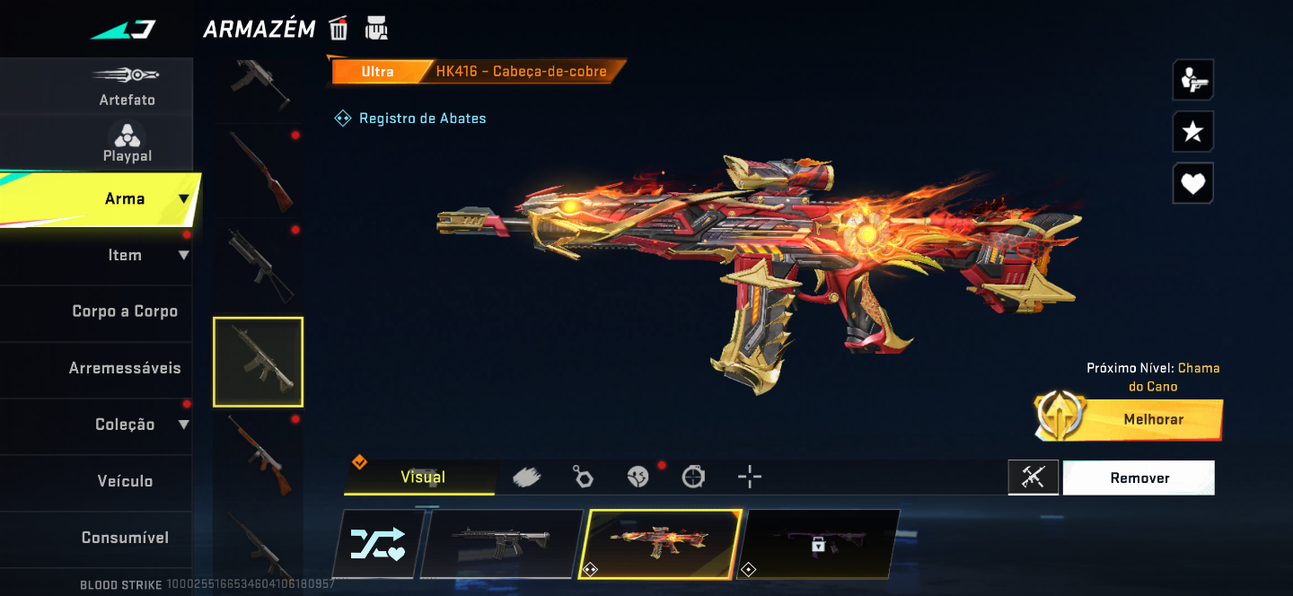 CONTA BLOOD STRIKE SKIN IZANA(VOLT) EVO SPEAR GELIDA