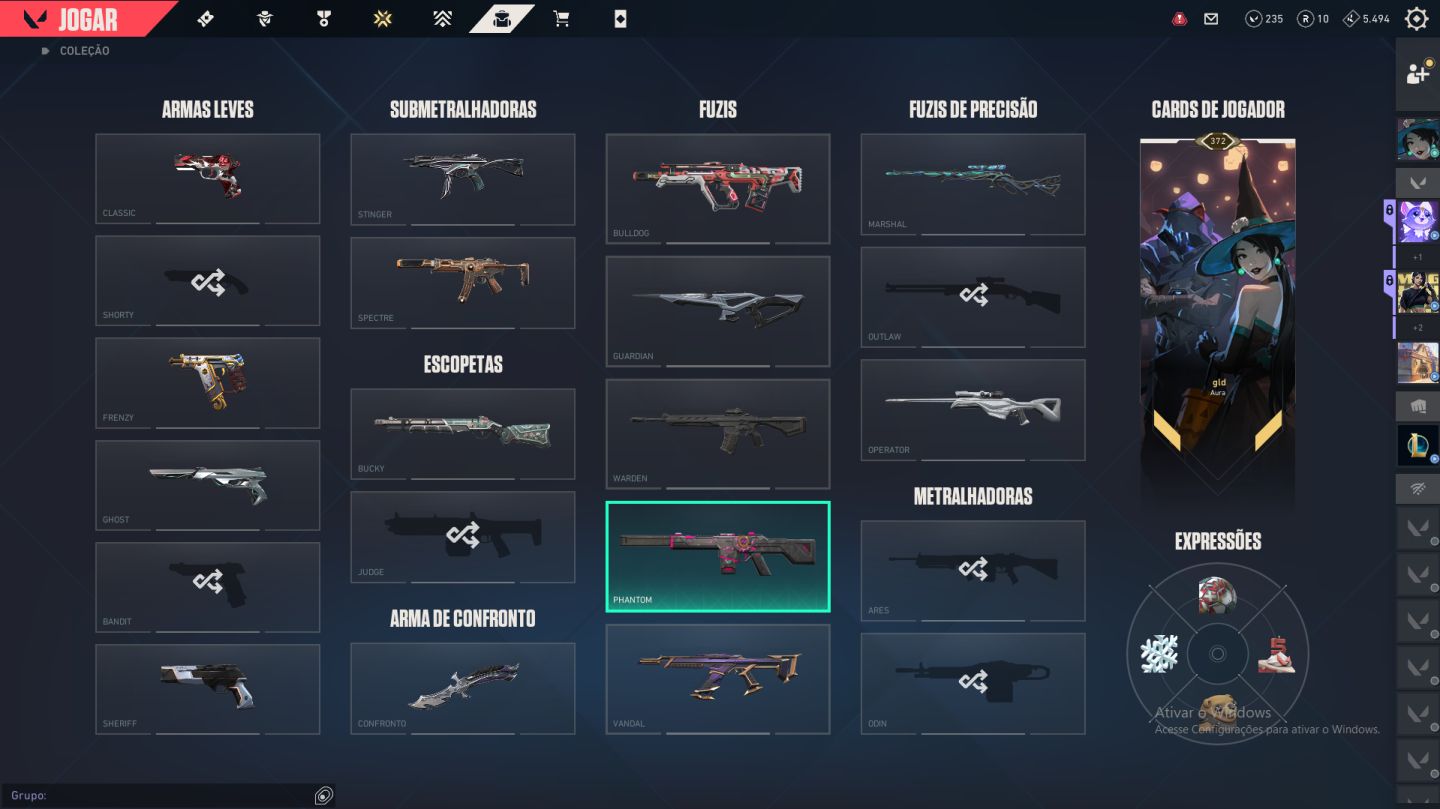 CONTA VALORANT +R$6.000 INVESTIDOS | MUITAS SKINS