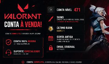 Conta de valorant a venda nvl 471!!