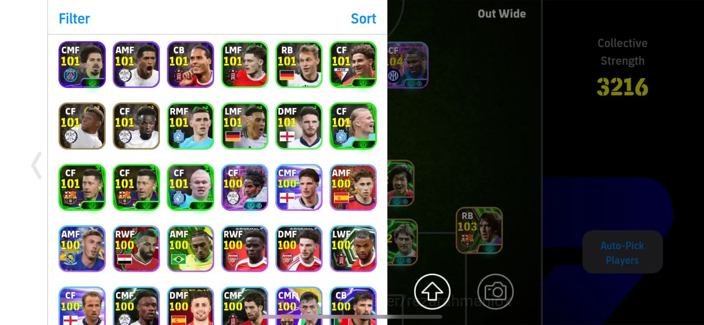 EFOOTBALL 3216 FC | GULLIT 106 | MATTHÄUS 105/MAKAAY 105/KAHN 105/VAN BASTEN 105