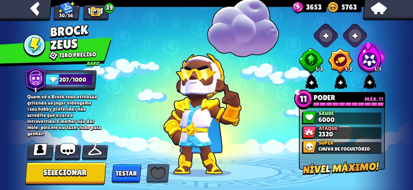 CONTA BRAWL STARS 51K, SKINS RARAS E MESTRES ANTIGO