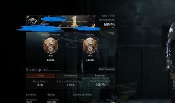 Conta Arena breakout Infinite com karambit e 720 milhões de stash