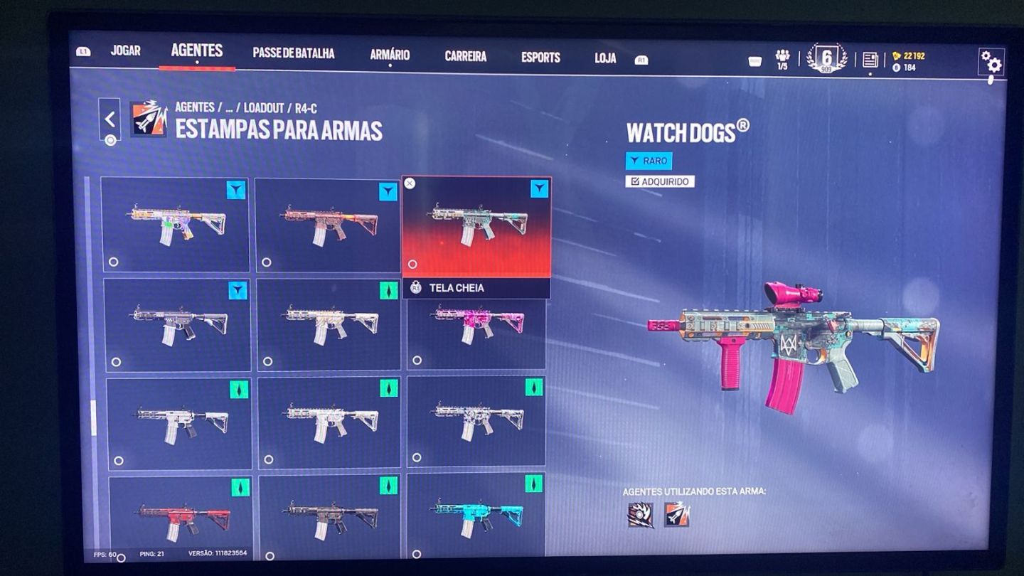 Conta Super RARA de R6