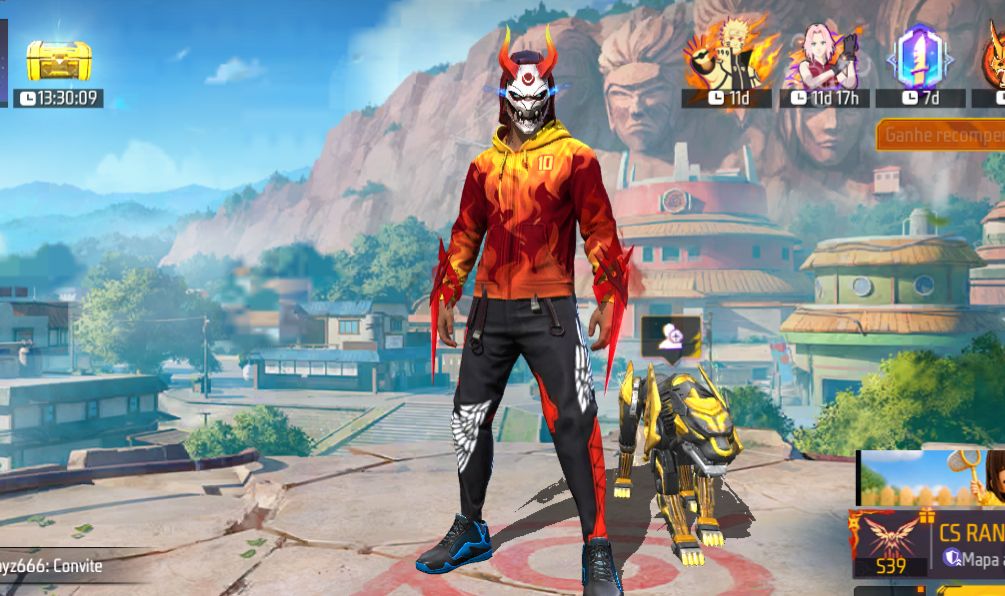 Conta lendária free fire