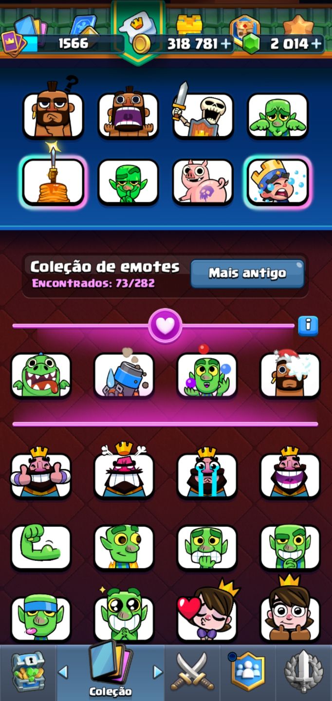 Conta de brawl stars 24k (2020, antiga) + conta de clash arena 26 Gemada