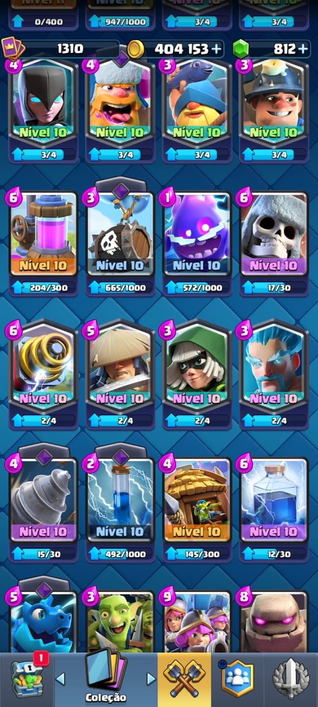 COMBO! Conta Brawl Stars + Clash Royale!! AMBAS GEMADAS!