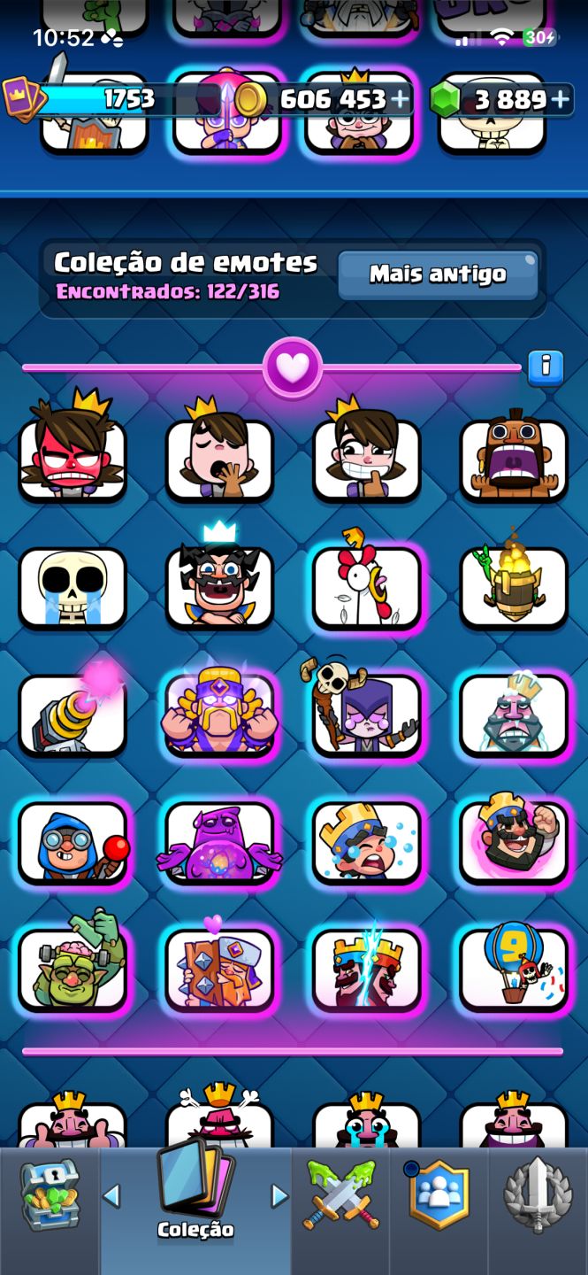 CONTA CLASH ROYALE + CLASH OF CLANS GEMADA