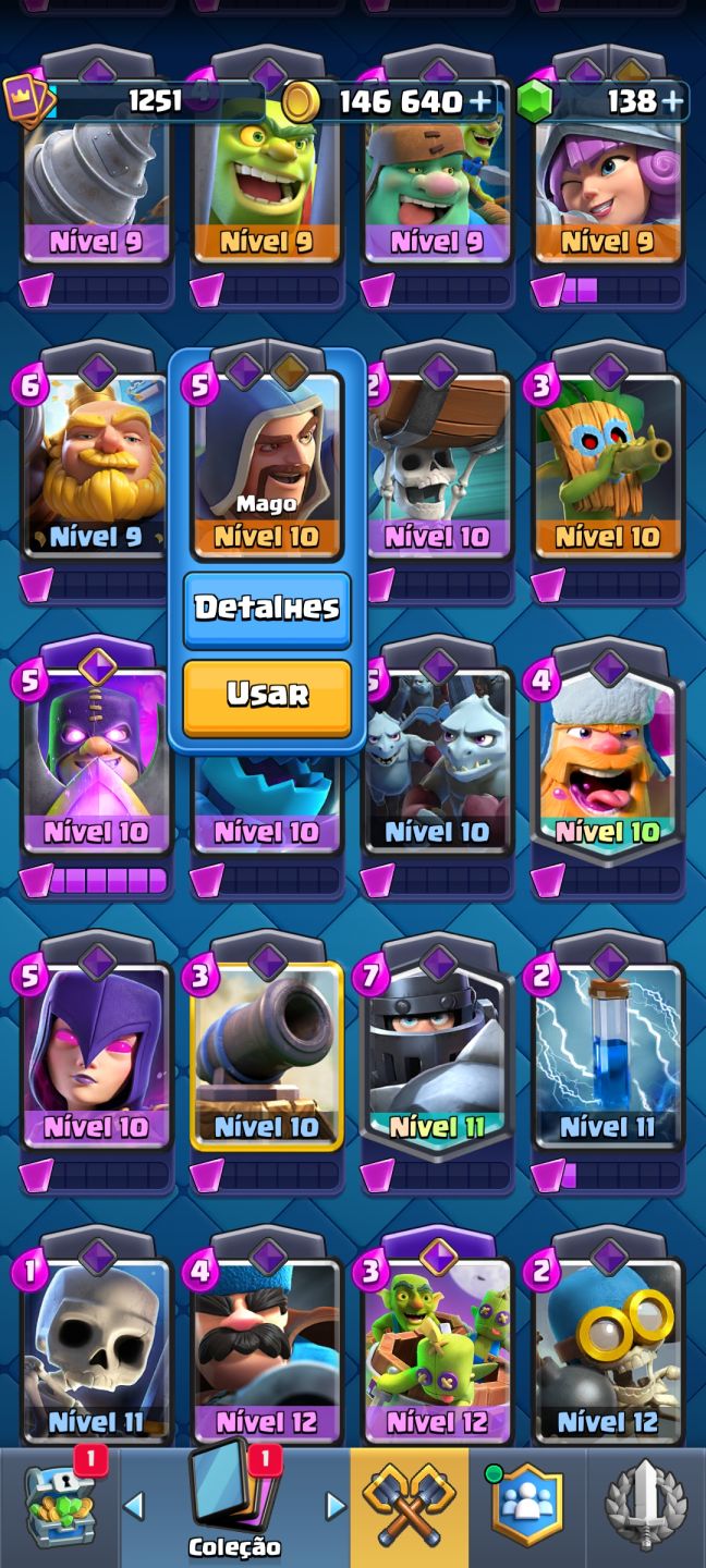 Conta de Clash Royale e Brawl Stars, 2 em 1