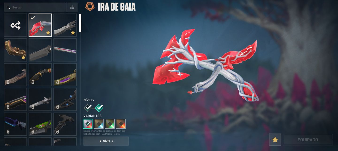 CONTA VALORANT NIVEL 246 | 4 VANDALS | KURONAMI + SAQUEADOR + 3 FACAS