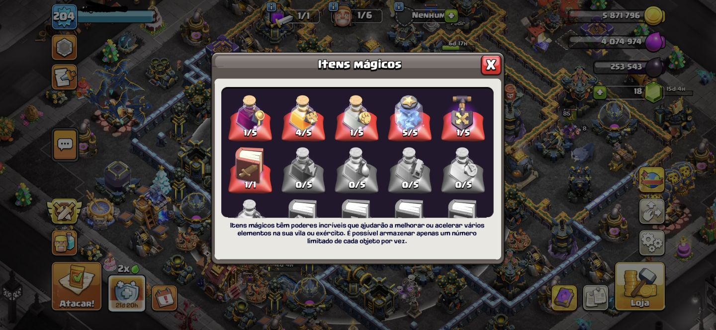CONTA CLASH OF CLANS TH18 | Conta Antiga | LEIA A DESCRIÇÃO