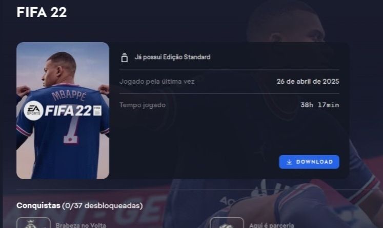 CONTA FIFA22 (VER. EUROPEIA SEM PTBR)
