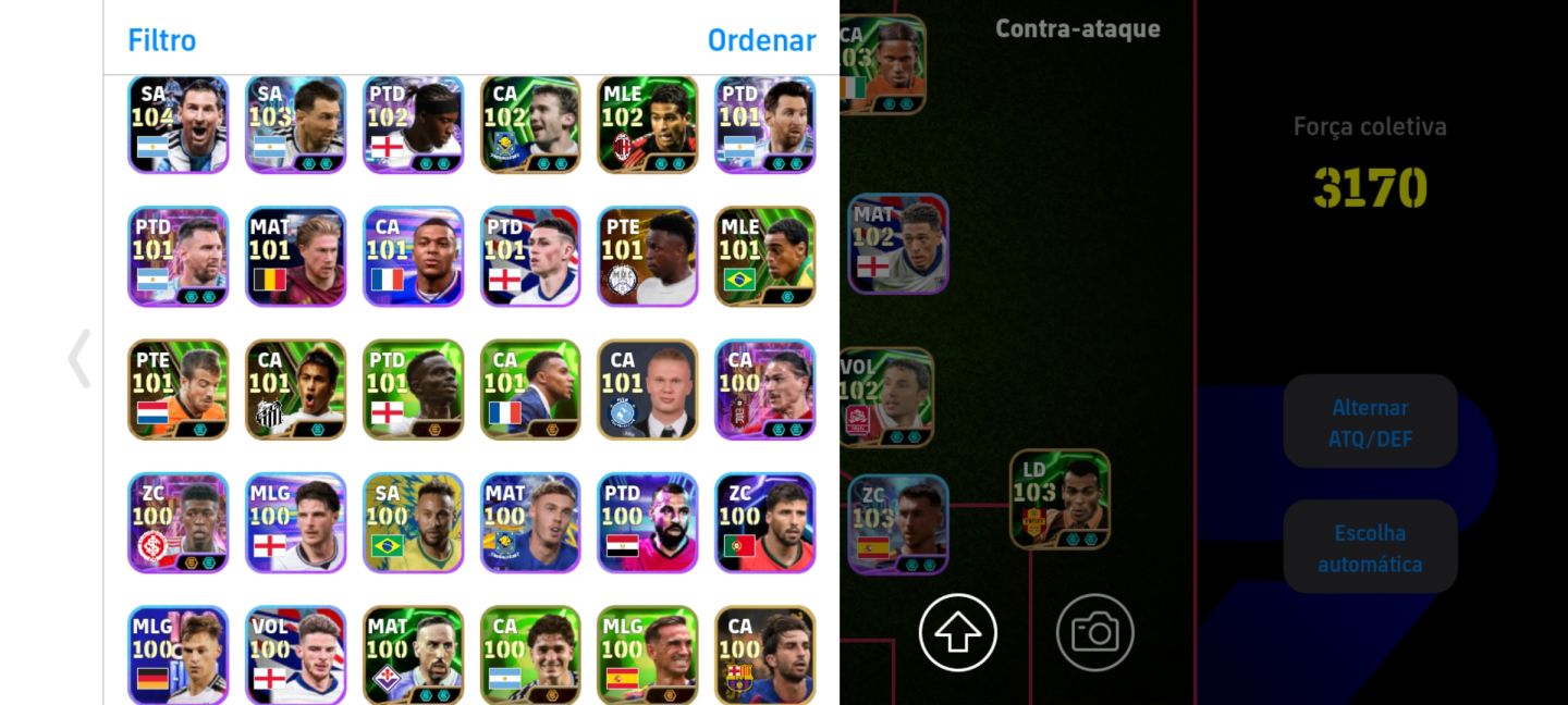 CONTA eFootball 2026 | 3170 | Elenco TOP | Vários Jogadores Especiais