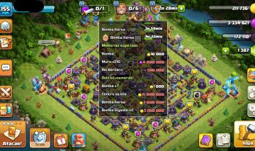 CV 15 quase FULL, faltando alguns níveis de traps, muros e rei