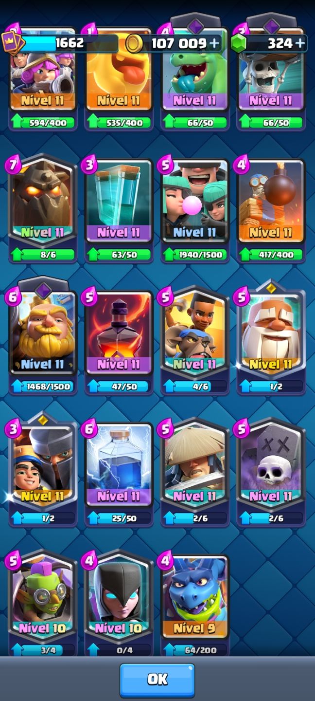 Conta braba de Clash royale