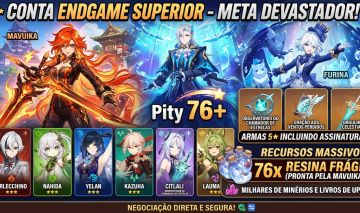 Genshin Conta Meta, Mavuika e Furina com ass, Luana é mais 5 estrelas