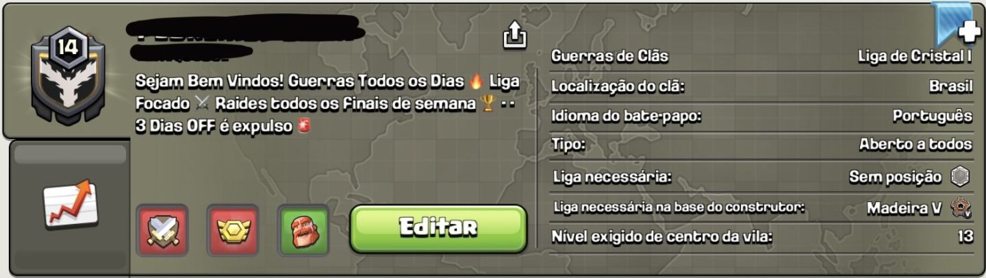 Clã level 14 - Capitolio level 10