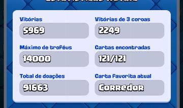 Conta de Clash Royale muito gemada, 8y game, com nivel 2136.