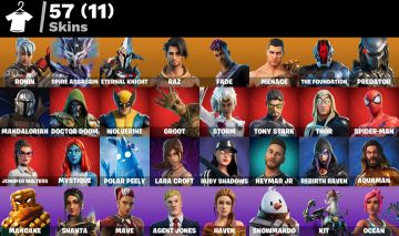 Conta Fortnite BOA | NEYMAR| LARA CROFT | SPIDER-MAN | SKINS MARVEL e MT +