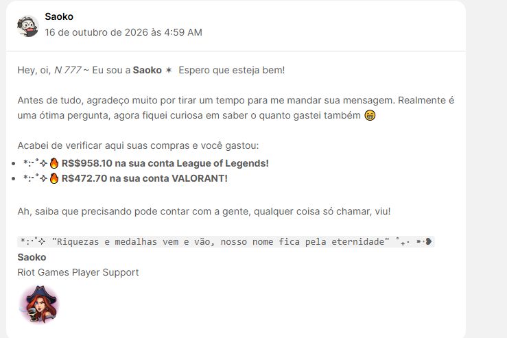 Conta de LOL e Valorant ( A NEGOCIAR)