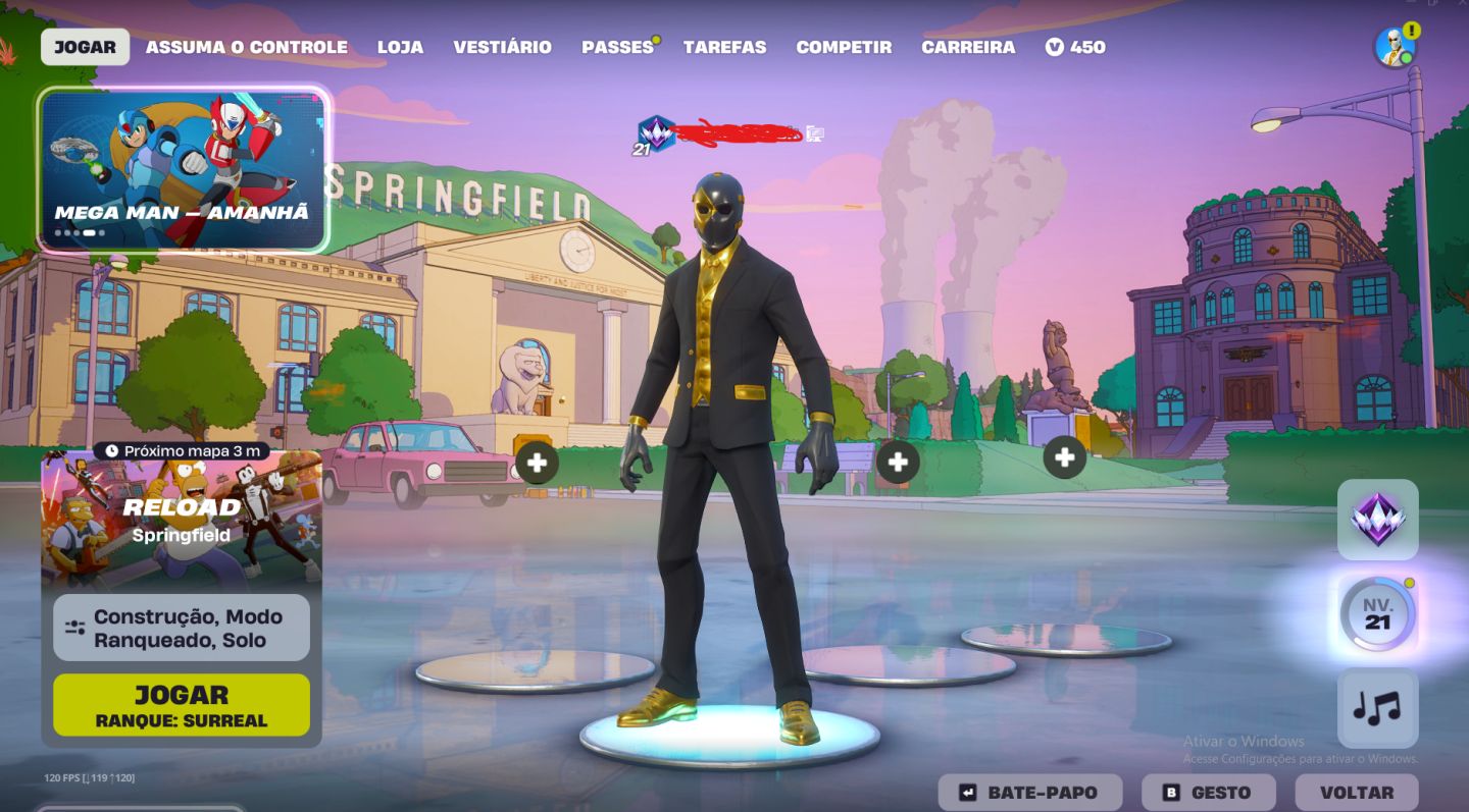 Conta fortnite surreal tudo no surreal