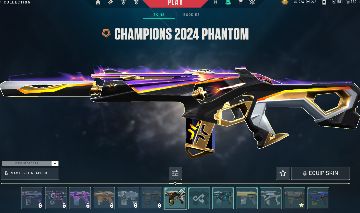 Conta Arma Champions 24/25/Skin Faca/Skins Vandal/Skins Phantom/Skins Pistols